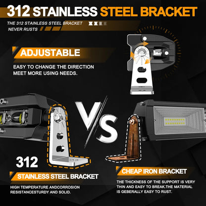Curved LED Light Bar 683mm 240W Flood Beam Spot Beam Combo LED Work Light Bar