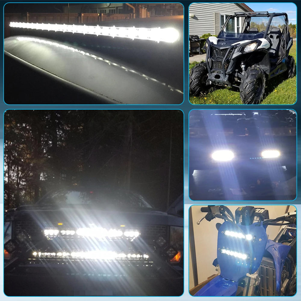 Curved LED Light Bar 840mm 300W Flood Beam Spot Beam Combo LED Work Light Bar
