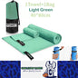 Light Green Quick-Drying Sports Towel 40x80CM Swimming Gym Camping Beach Towel