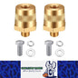 Pair M8 Battery Terminal Post Converters SAE JIS Adapters Positive Negative Car