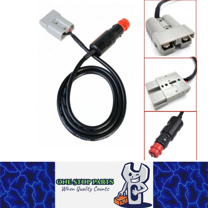 2M Power Socket Cigarette Socket Merit Socket to Anderson Plug 2 Meter Lead