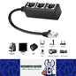 RJ45 Splitter Male to 3 Female Ethernet Cable Splitter RJ45 LAN Network Adapter