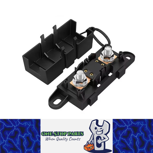 ANM Mega Fuse Holder with Bolt On 200 Amp Mega Fuse Supplied ANM Mega Fuse Block