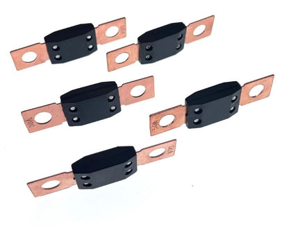 5 x 125A Mega Fuses ANM 125Amp Fuses 68mmx16mm (Hole centres 51mm) 5pcs
