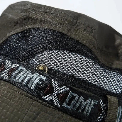 Khaki Men Bucket Hat UV Protection Wide Brim Panama Safari Hiking Fisherman Hat