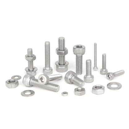 918pcs Hex Bolt Nut Washer Assortment Kit M2 M3 M4 M5 304 Stainless Steel Screw