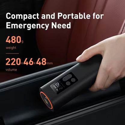Mini Car Air Compressor 150PSI Tire Inflator Rechargeable Air Pump Car Bicycle