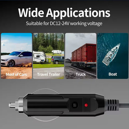 3M Starlink Mini DC Power Cable 18AWG to Cigarette Lighter Plug Starlink Mini