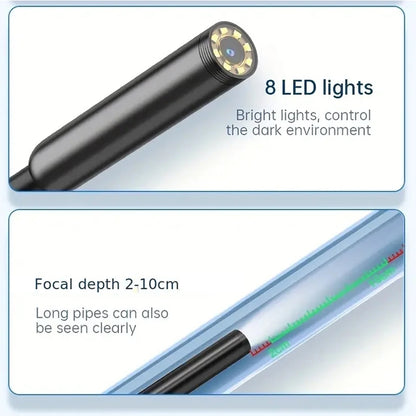 5m Dual Lens HD1920P Mini Endoscope Inspection Camera IP67 for Android iPhone