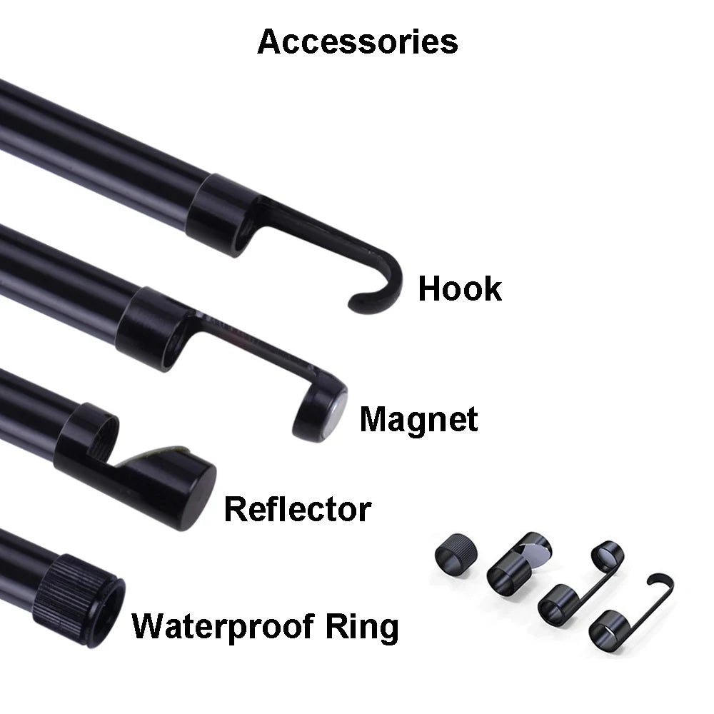 5m HD1920P Mini Endoscope Inspection Camera IP67 Android iPhone Inspection Cam