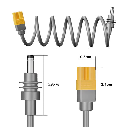 2M Starlink Mini Power Cable DC Plug to XT30 Connector for Starlink Mini Power