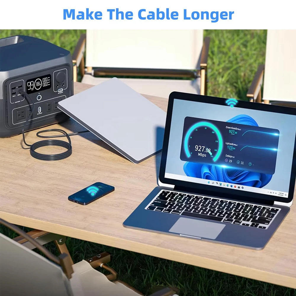 3M Starlink Mini Power Cable DC Male to Female Extension Cable for Charging