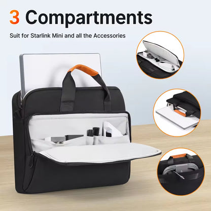 Starlink Mini Travel Case for Starlink Mini and Accessories Carrying Briefcase