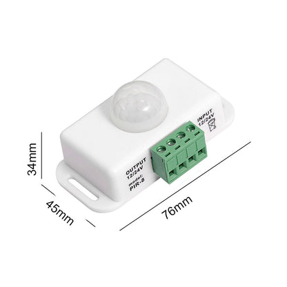 12v Motion Detector Suits 12v and 24v DC With 6A Output for Lighting