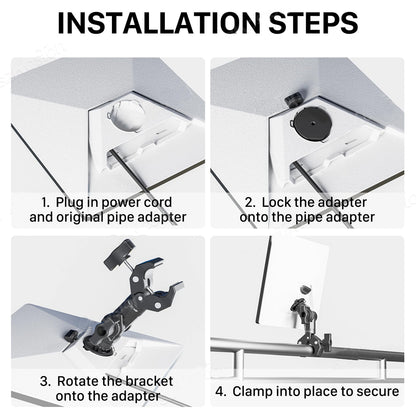 Starlink Mini Pole Mount Adapter SPX-04176000-501 for 15-43mm Pipe RV Yacht Boat