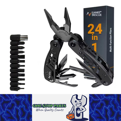 Multitool 24-in-1 Pliers Knifes Professional Multi-tool for Camping Hiking