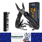 Multitool 24-in-1 Pliers Knifes Professional Multi-tool for Camping Hiking