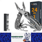 24 in 1 Multitool Pliers Knifes Professional Multi-tool for Camping Hiking