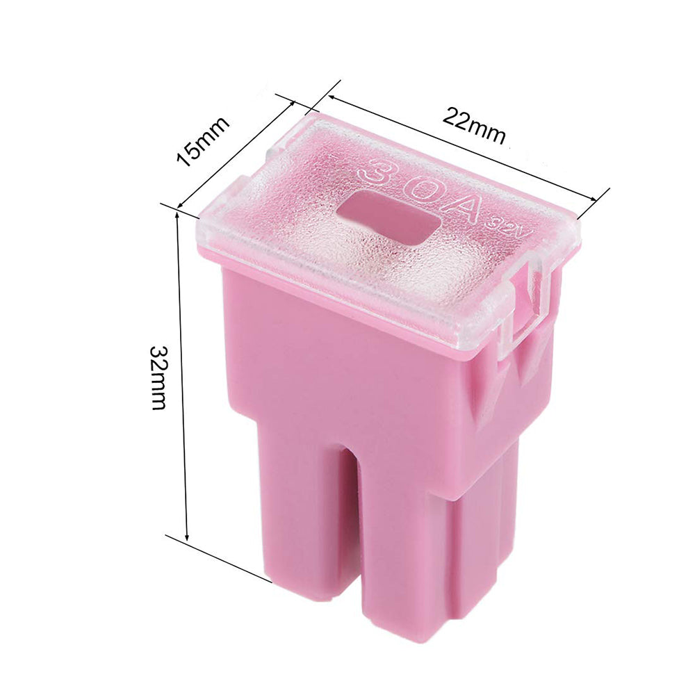 Medium Female Slow Blow Fuse Block  20A 30A 40A 50A 60A 70A 80A 90A 100A 120A vehicles SUVs RVs caravans golf carts trucks