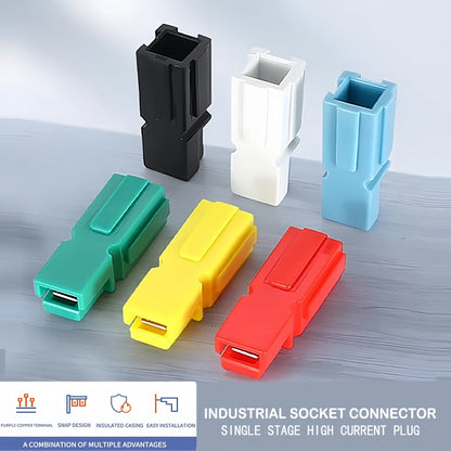 100 x 75A Green Anderson Style Single Pin 75Amp Connector Green Single Terminal