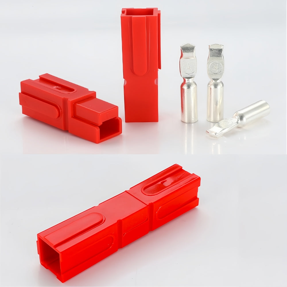 20 x 120A Red Anderson Style Single Pin 120Amp Connector Plug Single Terminal