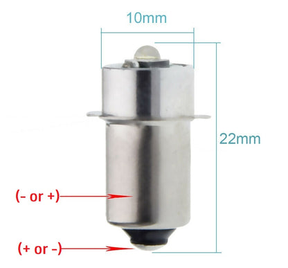 MAGLITE DOLPHIN TORCH LED P13.5 5W LED GLOBE PLUG AND PLAY (NON POLARITY 6-24V)