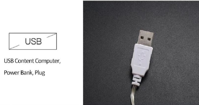 3m Multi Coloured 30 Crystal Ball Garland String Lights USB Powered