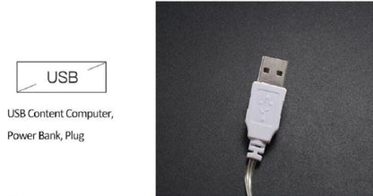 3m Multi Coloured 30 Crystal Ball Garland String Lights USB Powered