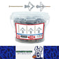 100pcs Drywall Anchor Kit 75Lbs Hollow Wall Anchor Plasterboard Plug with Screw