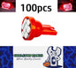 100 x RED T10 8SMD 1206 High Brightness LEDs Flat Face 12v (100pcs)