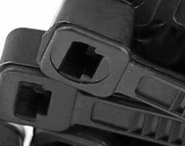 100pcs x 100mm long Black Cable ties 2.5mm wide Plastic cable ties