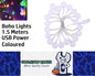 1.5m Multi Coloured 10 Crystal Ball Garland String Lights USB Powered