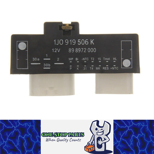 1J0919506K Thermo Fan Control Relay Module for VW Beetle Audi TT Jetta Golf
