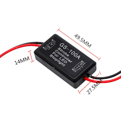 2 x 6-30v BRAKE STROBE CONTROLLERS EASY TO INSTALL Make Brake Lights Flash