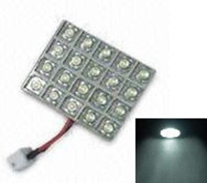 12V 20 LED COOL WHITE LED BOARD ADHESIVE BACK WITH GLOBE ADAPTORS SUIT JAYCO VAN