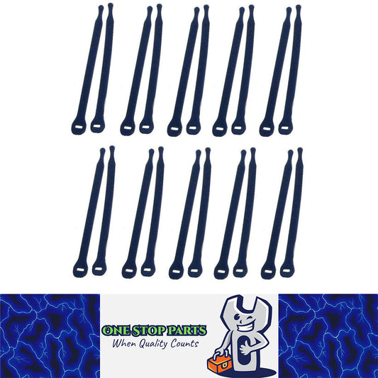 20 x 150mm long Blue ties 8mm wide with a 14mm head great to tie cables