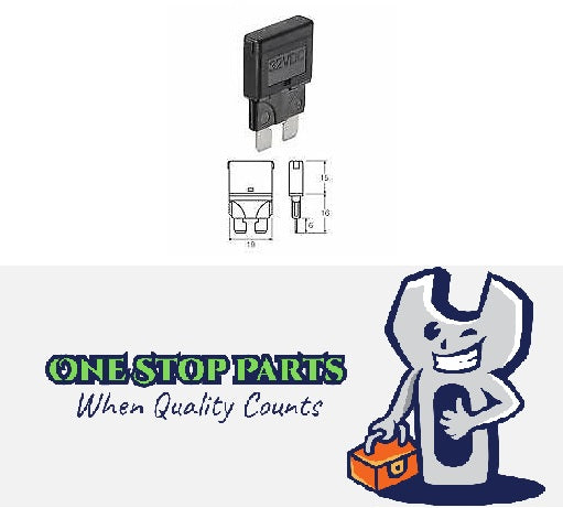 1PC NARVA 20AMP STANDARD BLADE CIRCUIT BREAKER SELF RESETTING 55720