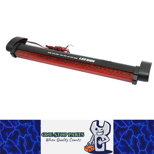 12V 24 LED SLIM ADHESIVE 3RD BRAKE LIGHT FOR INSIDE REAR WINDOWS