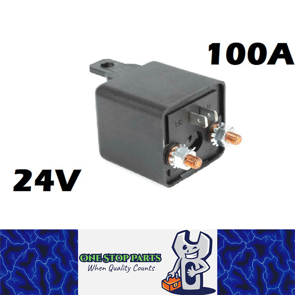 24v 100Amp Relay for Dual Battery set up, Winch, Caravan 4wd Auxilary Battery