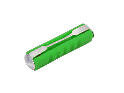 20 X 30AMP CERAMIC FUSES FOR VINTAGE VEHICLES GREEN 30AMP CERAMIC FUSES 20PCS