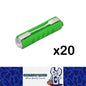 20 X 30AMP CERAMIC FUSES FOR VINTAGE VEHICLES GREEN 30AMP CERAMIC FUSES 20PCS