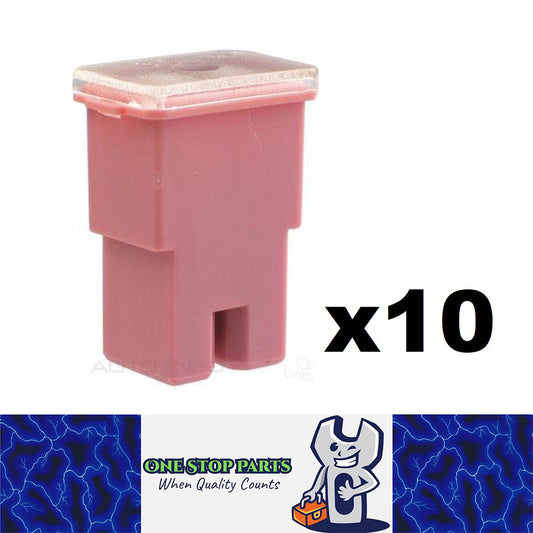 10 x PINK 30 AMP SLOW BLOW FEMALE PAL FUSE BLOCK 30AMP FUSE FREE DELIVERY
