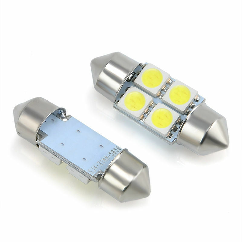 12V Blue 31mm FESTOON 4*5050 SMD LED ONE SIDED 88Lm Blue LED Festoon