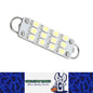12V COOL WHITE 44mm RIGID LOOP END 12 SMD LED GLOBE 96LM LOOP END FESTOON