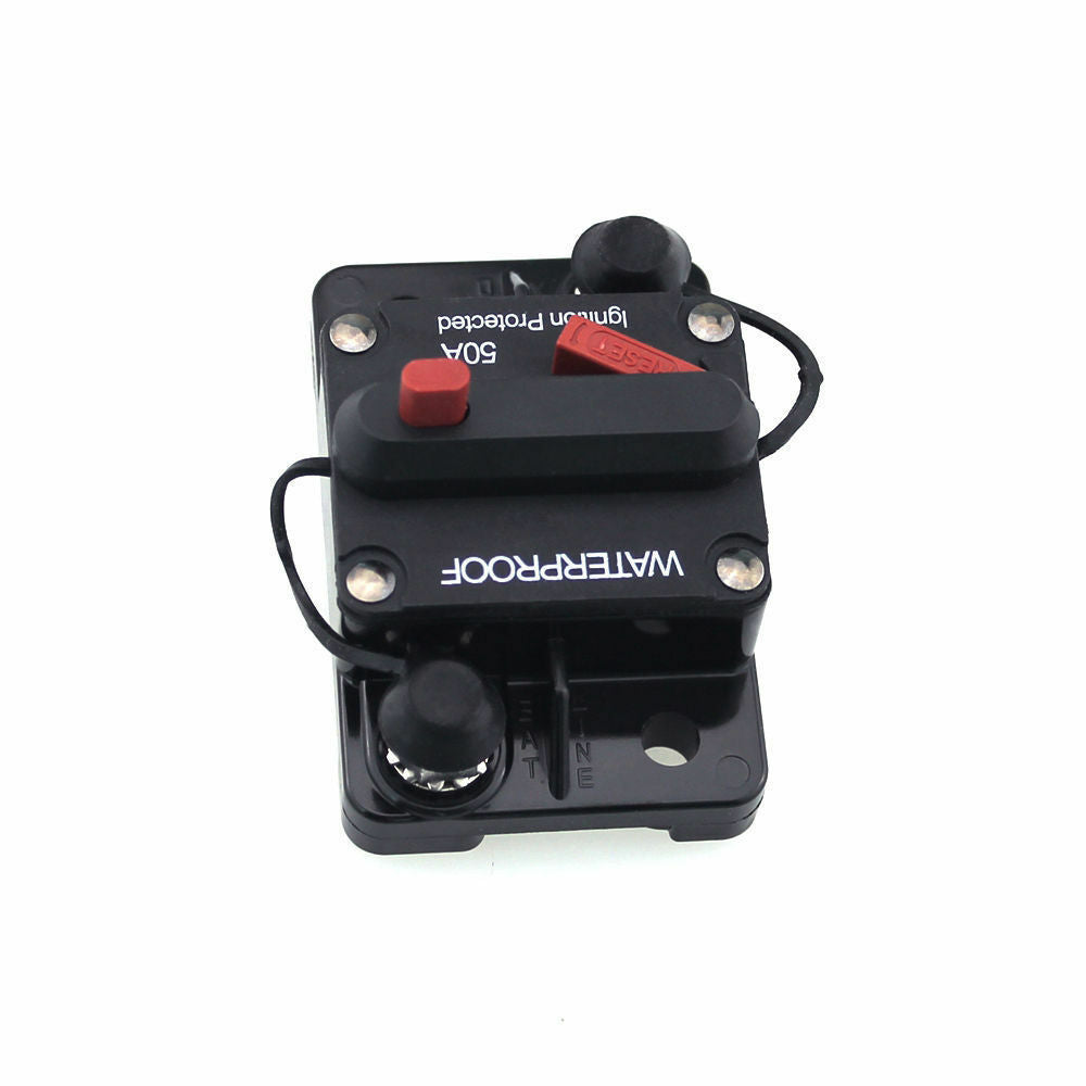 50AMP HEAVY DUTY WATERPROOF CIRCUIT BREAKER MANUAL RESET