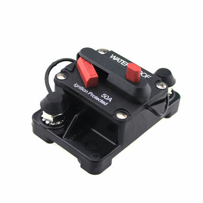 50AMP HEAVY DUTY WATERPROOF CIRCUIT BREAKER MANUAL RESET