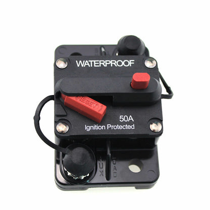 50AMP HEAVY DUTY WATERPROOF CIRCUIT BREAKER MANUAL RESET