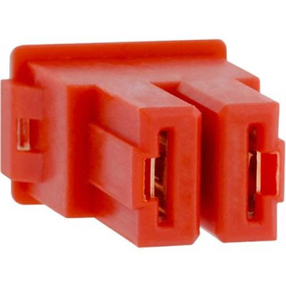 10 x RED 50 AMP SLOW BLOW FEMALE PAL FUSE BLOCK 50AMP FUSE FREE DELIVERY