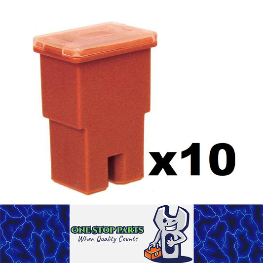 10 x RED 50 AMP SLOW BLOW FEMALE PAL FUSE BLOCK 50AMP FUSE FREE DELIVERY