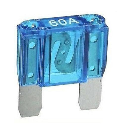 20 x BLUE 60 AMP MAXI BLADE FUSES 60AMP 10PCS FREE DELIVERY BULK BUY